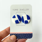 Load image into Gallery viewer, SUPER SECONDS - ABSTRACT STUD EARRINGS
