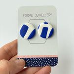 Load image into Gallery viewer, SUPER SECONDS - ABSTRACT STUD EARRINGS
