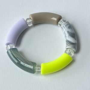 SALE - COLOUR BLOC Stretchy Bracelet