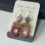 Load image into Gallery viewer, SALE - Acrylic Sparkle Earrings
