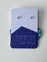 Load image into Gallery viewer, SUPER SECONDS- Patterned Wiggle Earrings
