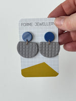 Load image into Gallery viewer, SUPER SECONDS- Geometric Patterned Earrings
