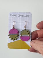 Load image into Gallery viewer, SUPER SECONDS-Contemporary 'Sunburst' Earrings
