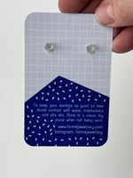 Load image into Gallery viewer, SALE- Patterned Wiggle Earrings
