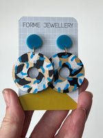 Load image into Gallery viewer, SUPER SECONDS- Patterned Dangly Earrings
