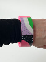 Load image into Gallery viewer, Hand Painted Contemporary Chunky Bracelet
