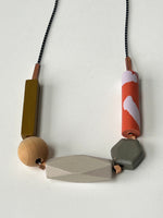 Load image into Gallery viewer, SUPER SECONDS- Geometric Statement Necklace

