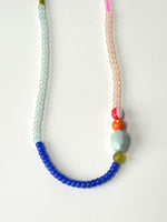 Load image into Gallery viewer, BRIGHT BEADED ASYMMETRICAL NECKLACE
