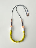 Load image into Gallery viewer, BRIGHT YELLOW BEADED NECKLACE
