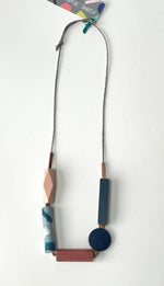 Load image into Gallery viewer, SUPER SECONDS - Geometric Statement Necklace
