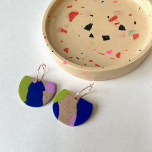 SALE - Geometric Abstract Earrings