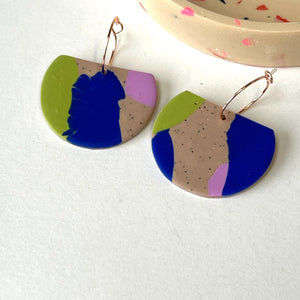SALE - Geometric Abstract Earrings