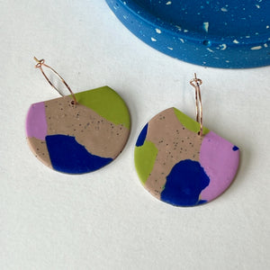 SALE - Geometric Abstract Earrings