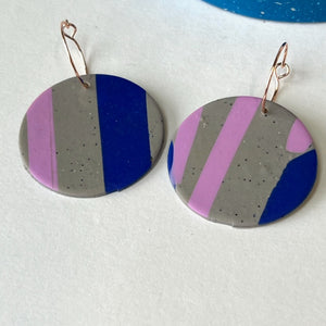 SALE- Geometric Abstract Earrings