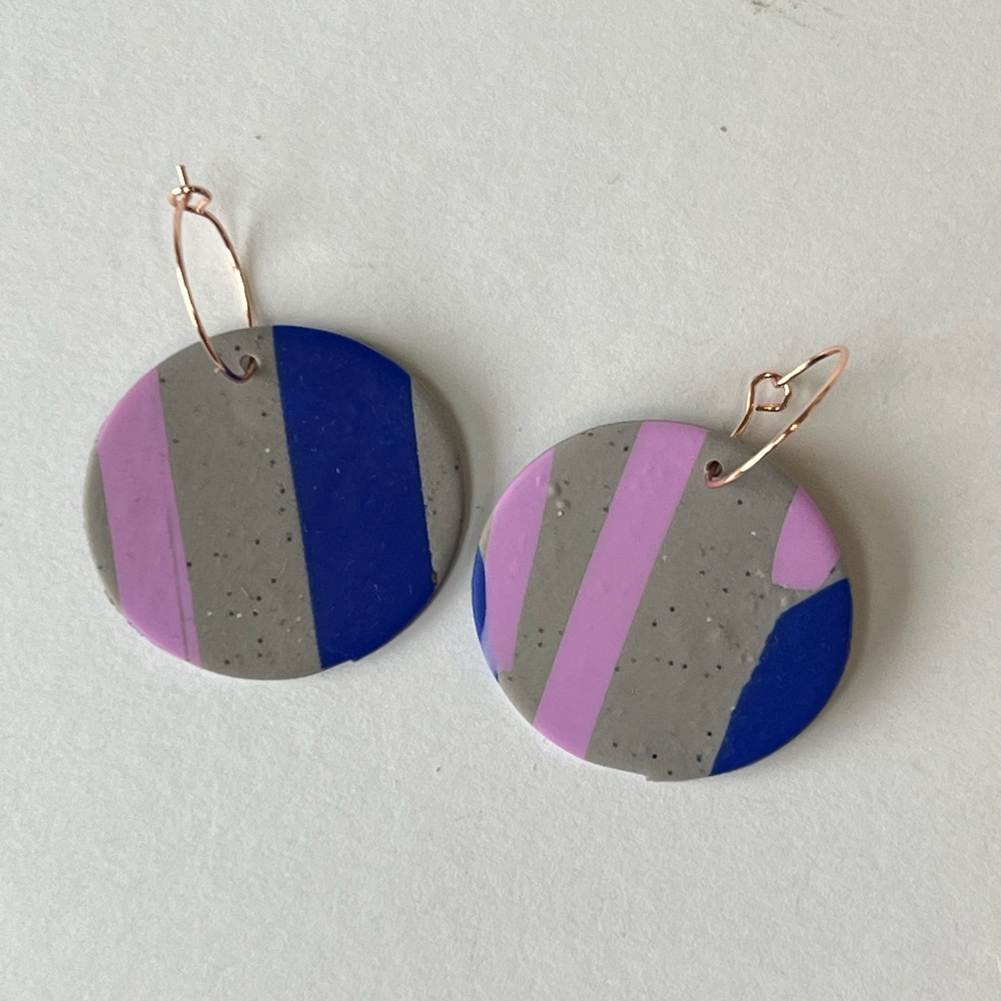 SALE- Geometric Abstract Earrings