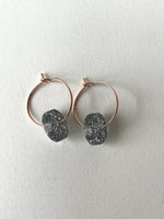 Load image into Gallery viewer, SUPER SECONDS- Teeny Hoops (Silver)
