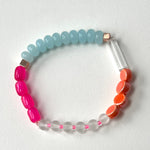 Load image into Gallery viewer, Beaded colour blocked bracelet
