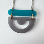 Load image into Gallery viewer, GEOMETRIC FROSTED ACRYLIC NECKLACE
