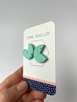 Load image into Gallery viewer, SUPER SECONDS - SPECKLED POLYMER CLAY EARRINGS
