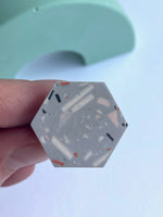 Load image into Gallery viewer, SUPER SECONDS-Grey Jesmonite Statement Ring
