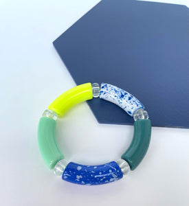 COLOUR BLOC Stretchy Bracelet