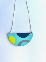 Load image into Gallery viewer, SUPER SECONDS - REVERSIBLE Hand painted pendant necklace
