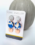 Load image into Gallery viewer, Contemporary dangly earrings

