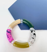 Load image into Gallery viewer, COLOUR BLOC Stretchy Bracelet

