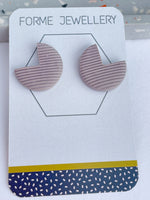 Load image into Gallery viewer, SUPER SECONDS-WARM GREY/MAUVE EARRINGS
