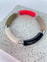 Load image into Gallery viewer, COLOUR BLOC &#39;SLIM&#39;- Stretchy Bracelet
