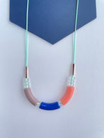 Load image into Gallery viewer, Colour Bloc Necklace by Forme Jewellery. 
