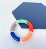 Load image into Gallery viewer, COLOUR BLOC Stretchy Bracelet
